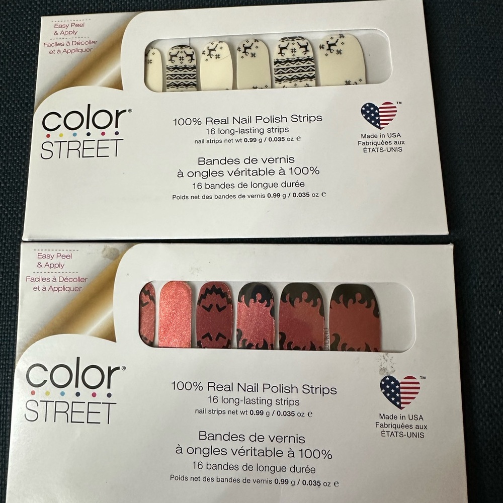 New Color Street Special Seasonal Pumpkin and Reindeer